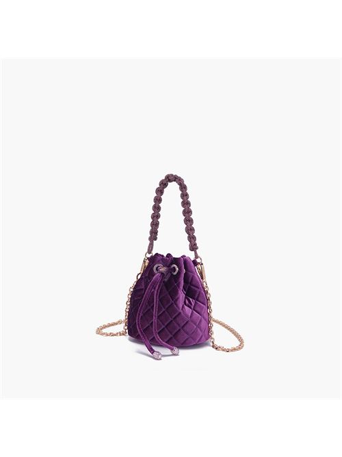 mini secchiello velluto night ed. La carrie | 132M-SS-534-VEL/VIOVIOLET